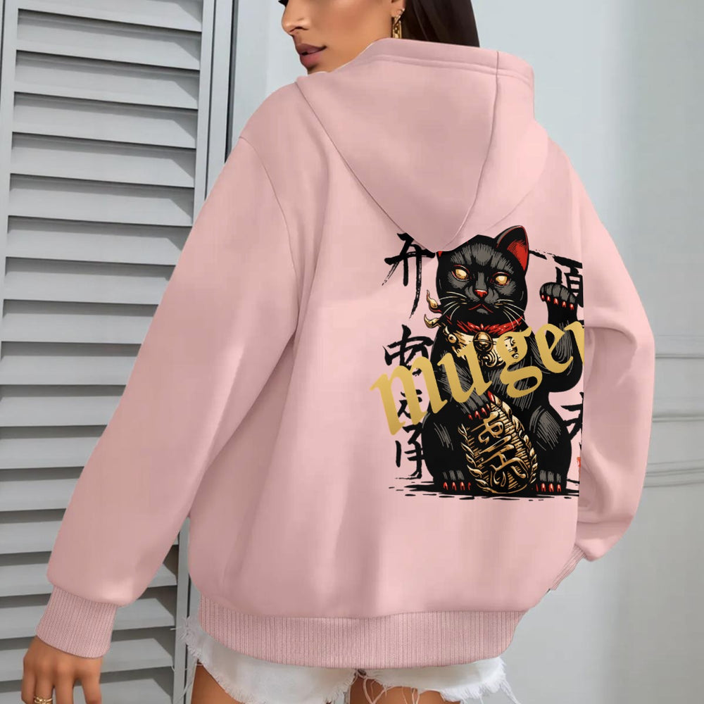 Women's Oversize Hoodie With Fleece