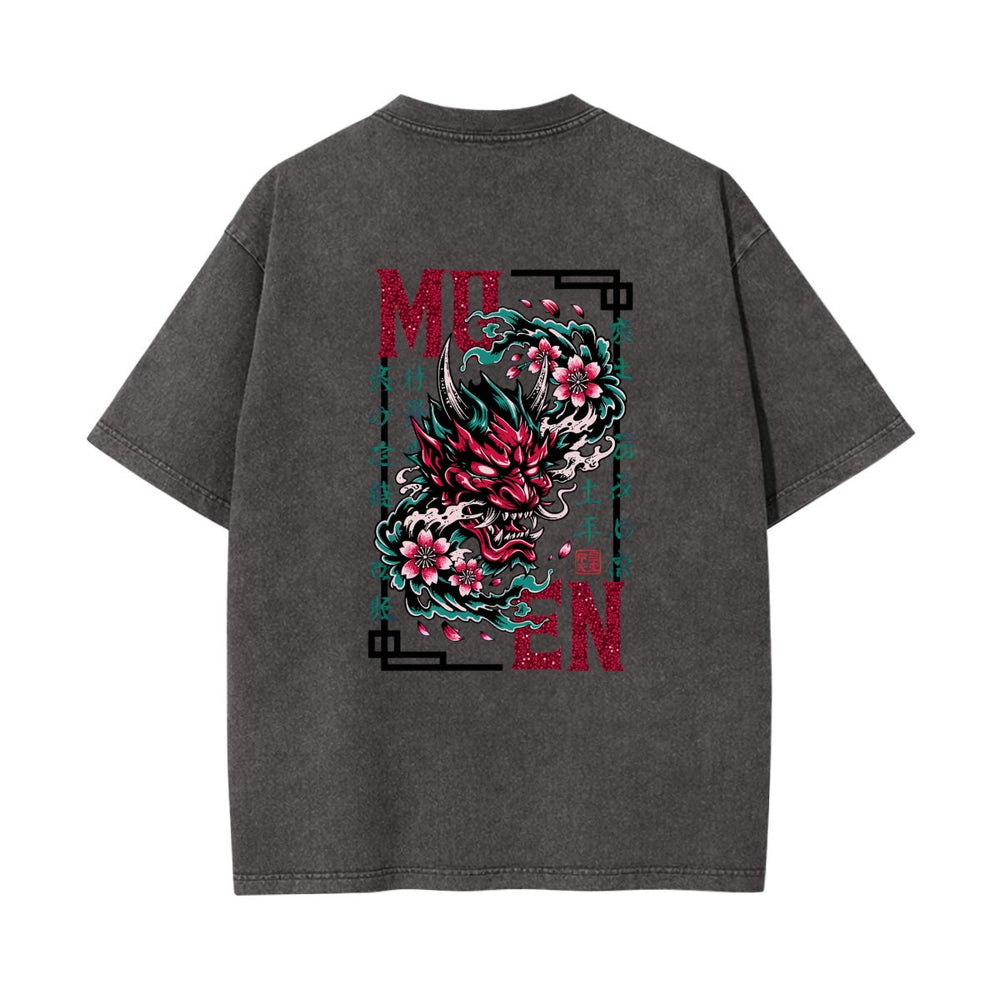 Oni Heavyweight Washed T-shirt - 100% Cotton