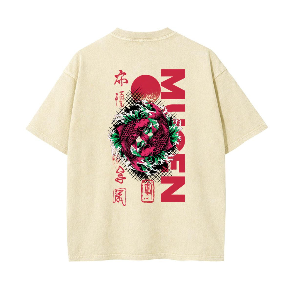 Koi Fish Heavyweight Washed - 100% Cotton