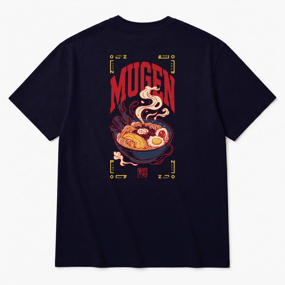 Ramen Men's Heavyweight Crew Neck T-Shirt - 100% Cotton