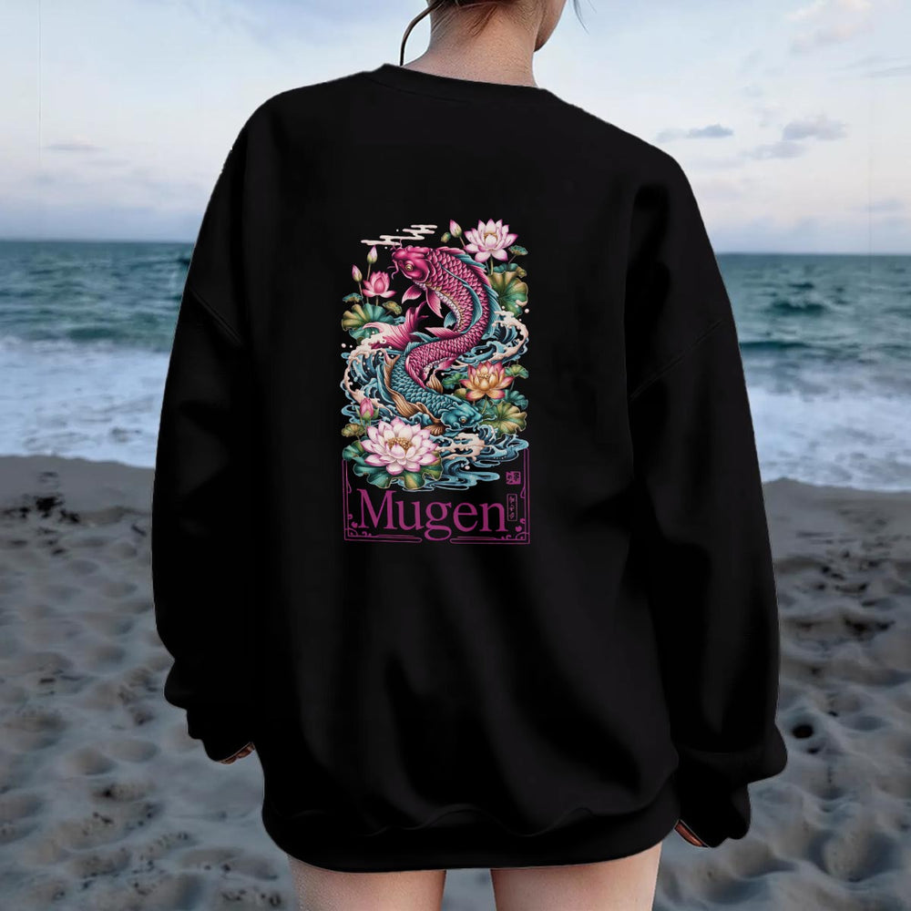 Women's Drop Shoulder Crew Neck Sweatshirt