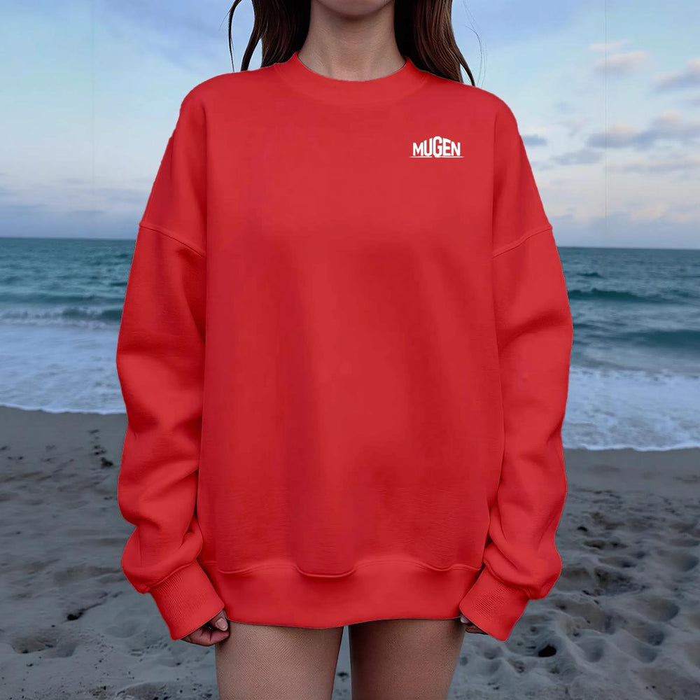 Women's Drop Shoulder Crew Neck Sweatshirt