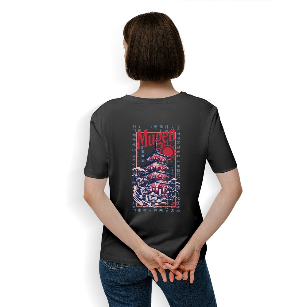 Japanese Pagoda Women's Essential Crew Neck T-Shirt